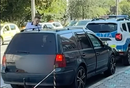 Tânăr sucevean, lăsat fără permis și amendat după ce nu a acordat prioritate unui pieton
