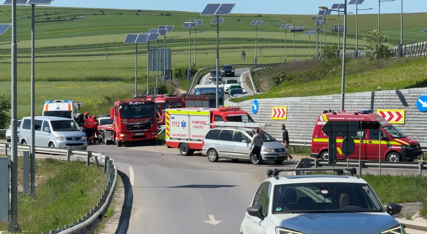 Accident rutier grav marți, la zidul morții