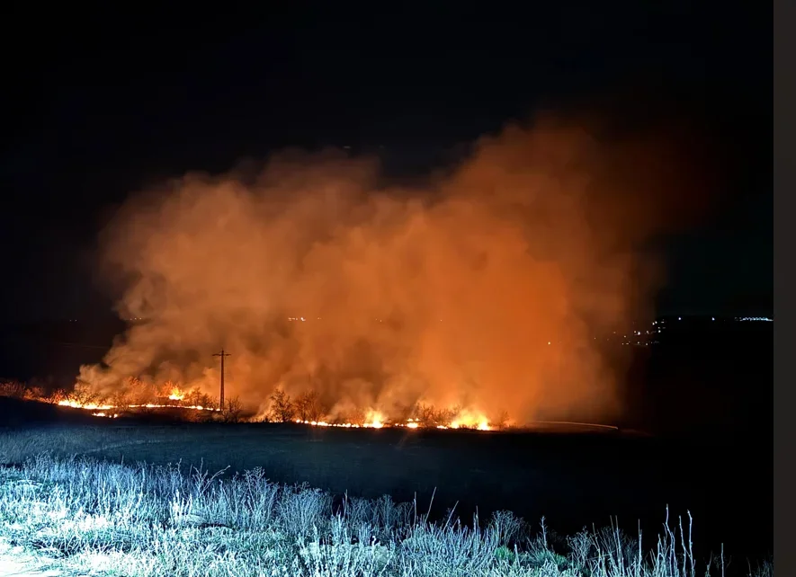 Flăcări scăpate de sub control