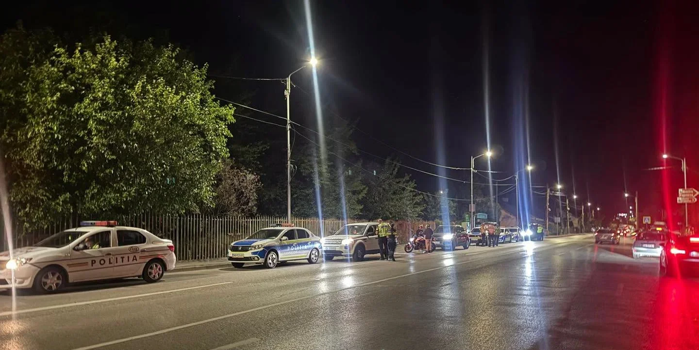Polițiștii au împânzit străzile Sucevei și i-au sancționat pe cei care încalcă legea