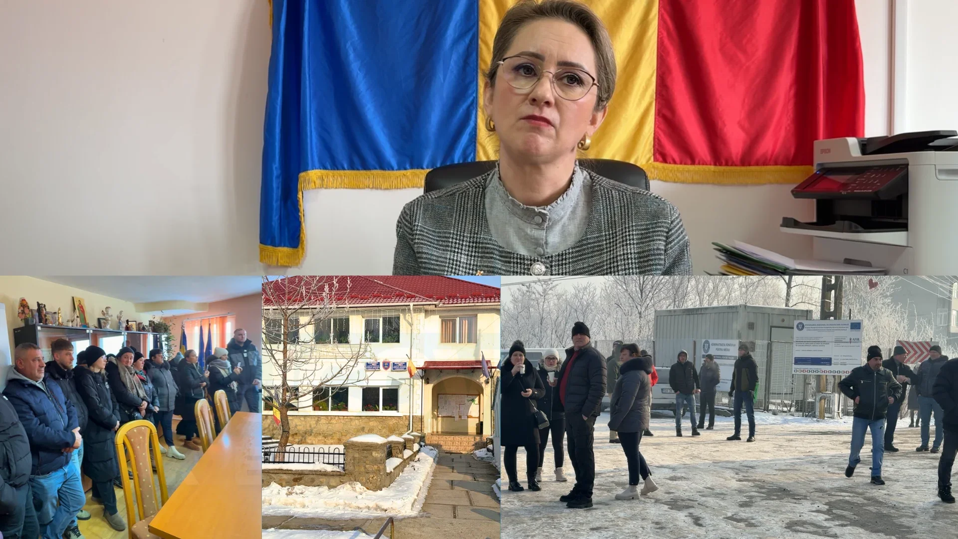 Localnicii din Grămești, protest la primărie după creșterea taxelor