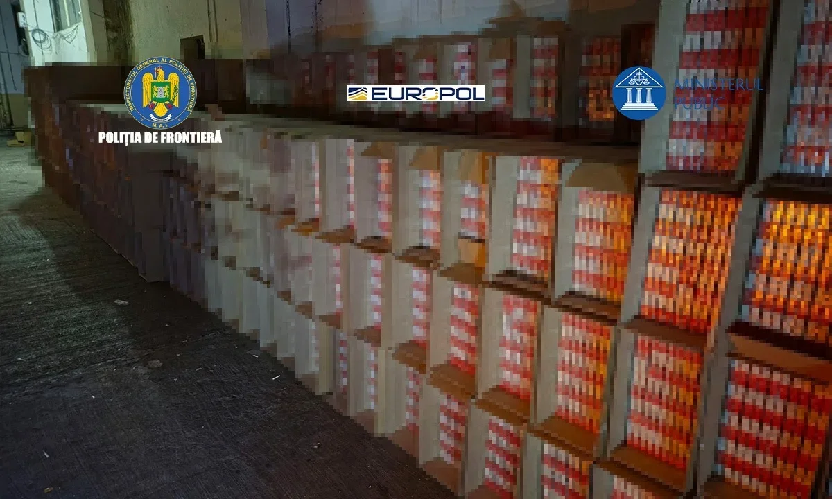 Flagrant la o grupare care a introdus în țară milioane de țigări