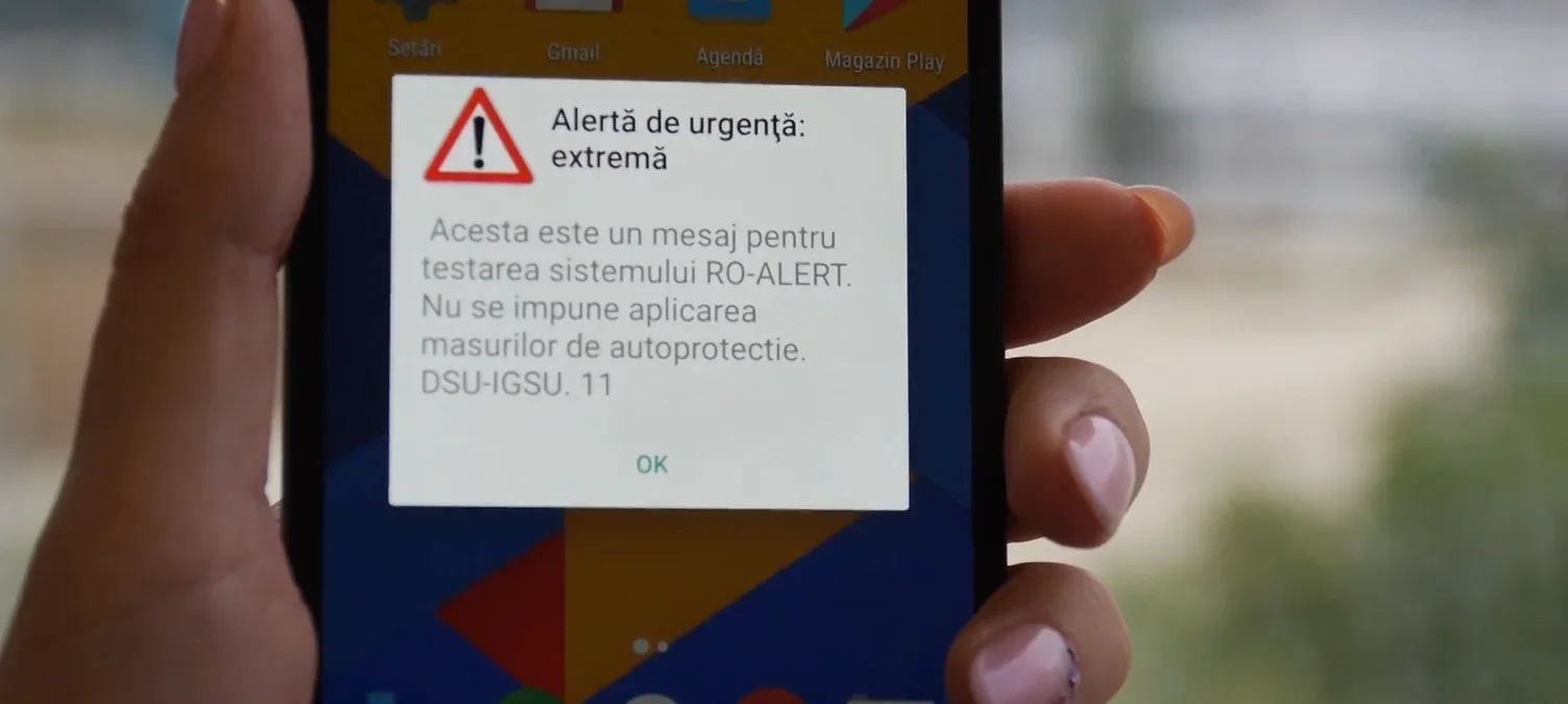 Sunetul notificării RO-ALERT va fi modificat în următoarele luni