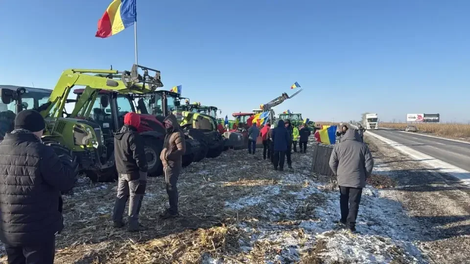 Protest spontan al fermierilor din județul Suceava