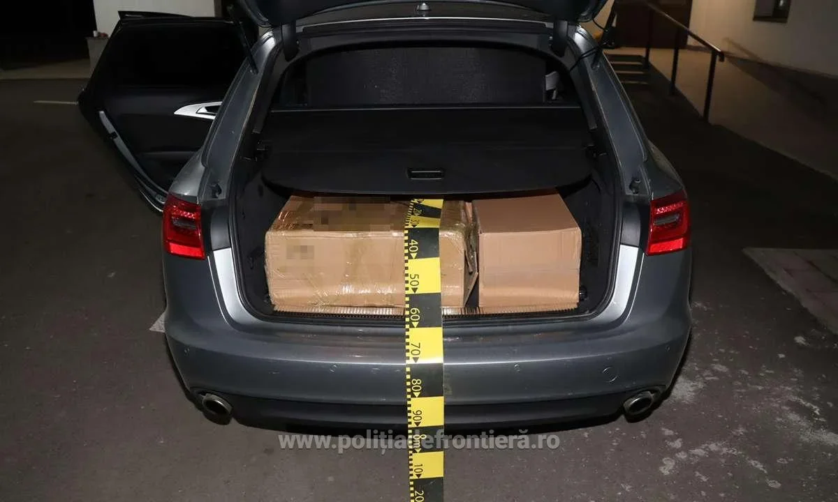 Țigări de contrabandă în valoare de 43.000 de lei confiscate la Suceava