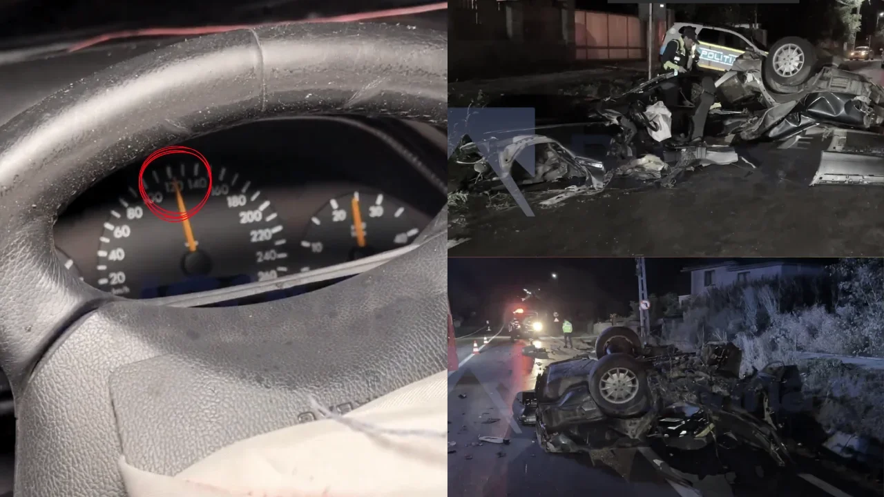 Mașină ruptă în două într-un accident cumplit, la intrarea în Cumpărătura