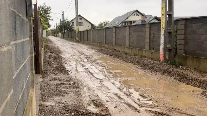 Strada Eugen Lovinescu, de la șantier la lac urban