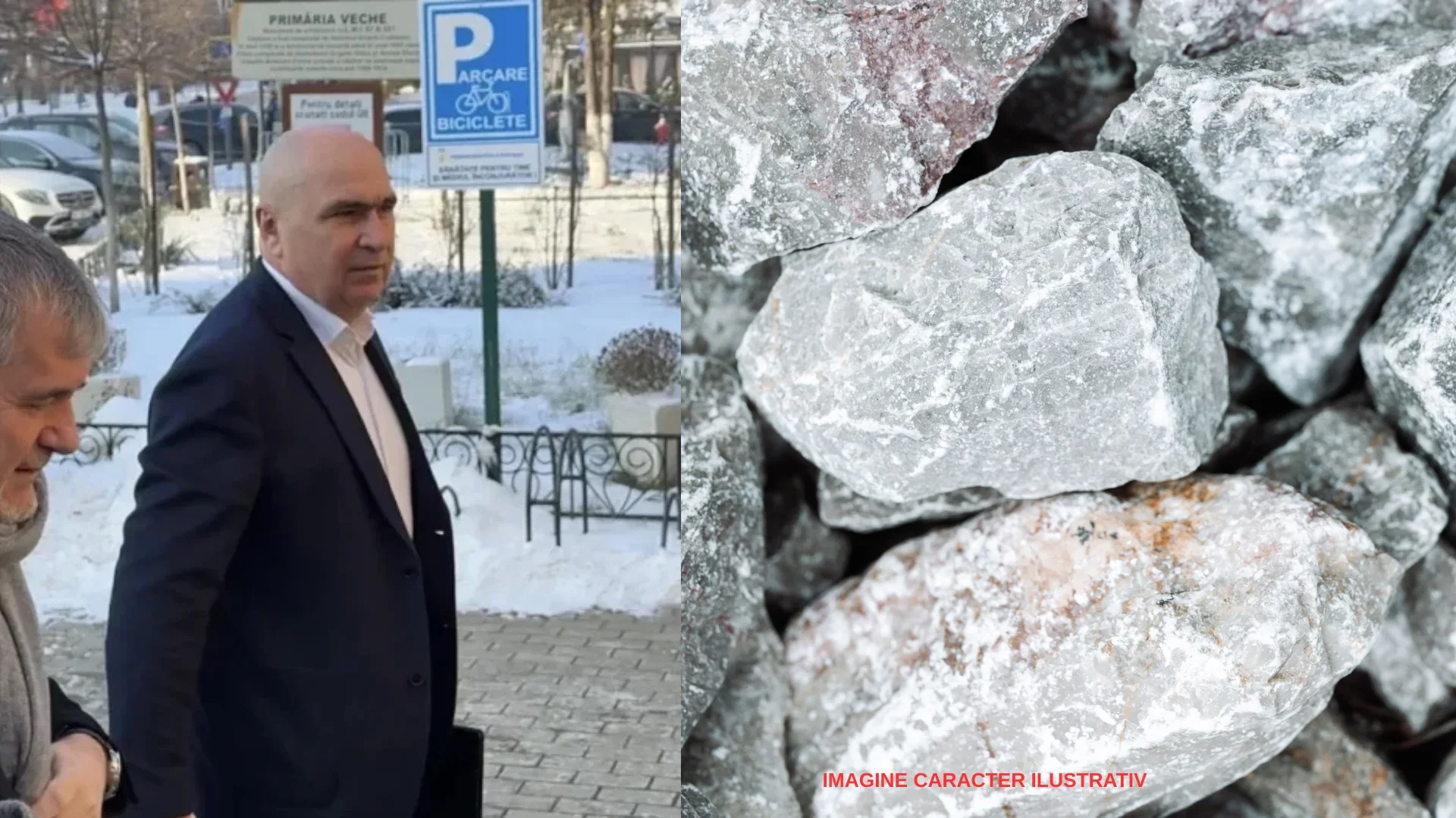 Un sucevean a venit cu pietre la Botoșani pentru a-l aștepta pe premierul Ilie Bolojan