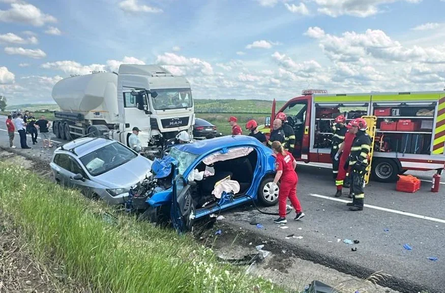 Bărbat decedat într-un accident rutier grav, la Sârca, Iași
