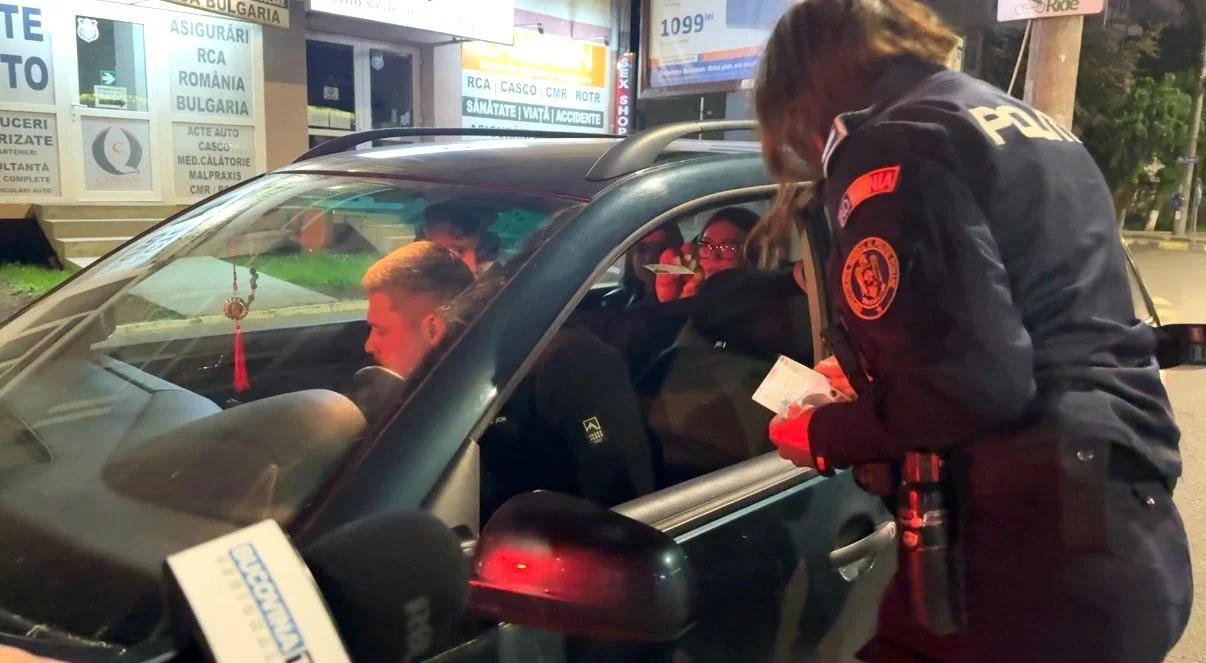 Polițiștii au tras pe dreapta zeci de șoferi într-o razie amplă pe mai multe drumuri din județ