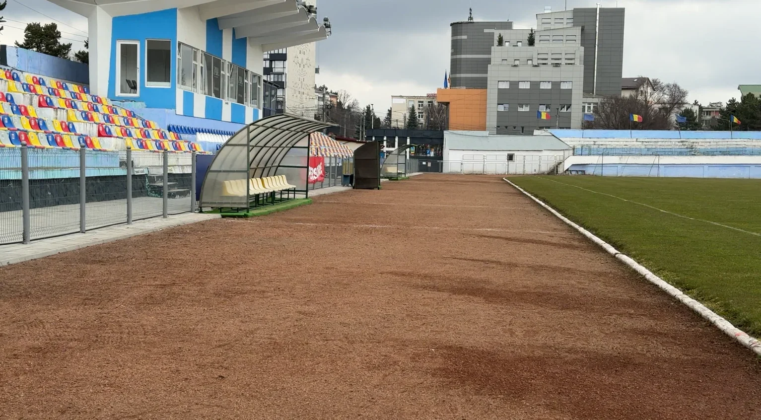 Ultimele pregătiri pe stadionul Areni